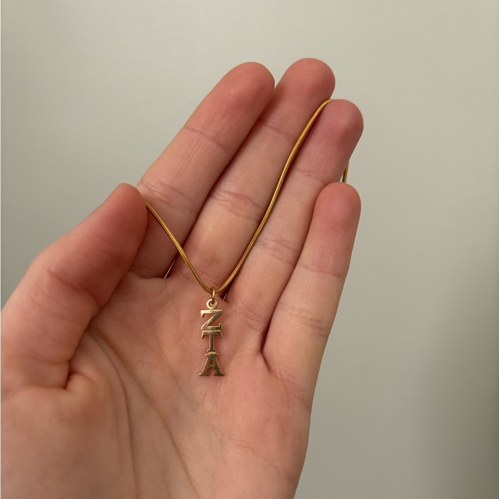 Zeta Tau Alpha Lavaliere necklace